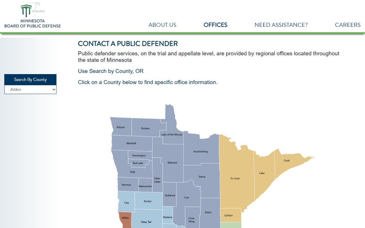 Aitkin County court charges after arrest public defender source
