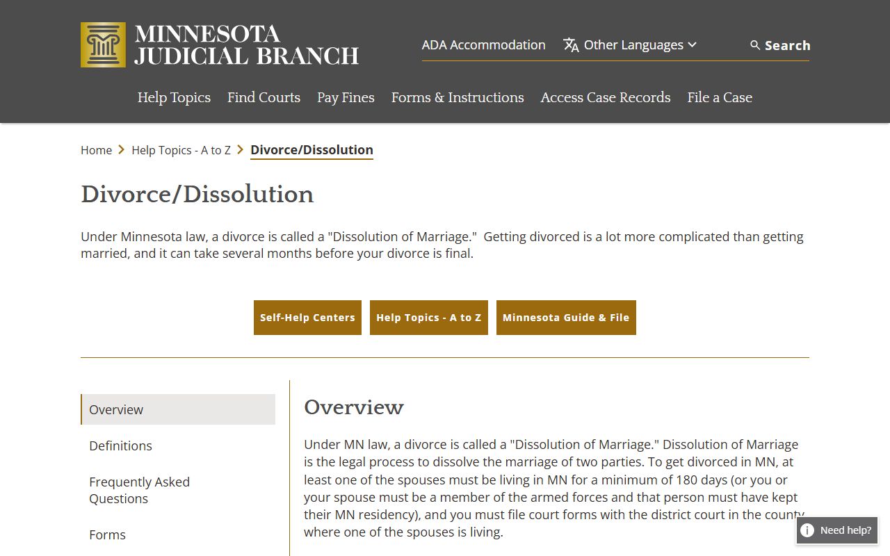 Aitkin County divorce records Minnesota divorce help